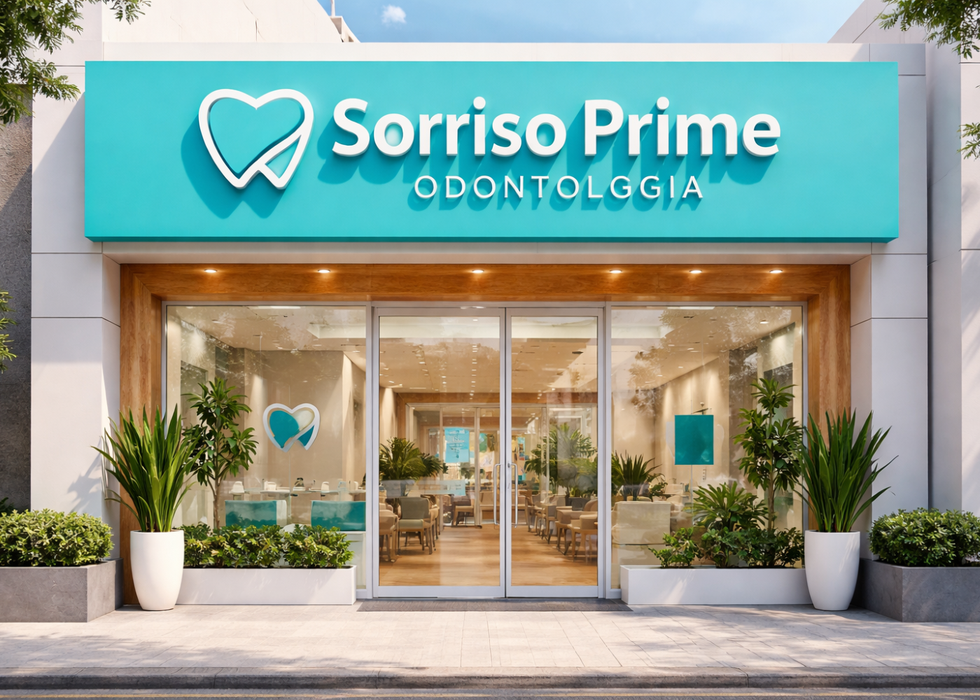 Fachada da Clínica Sorriso Prime